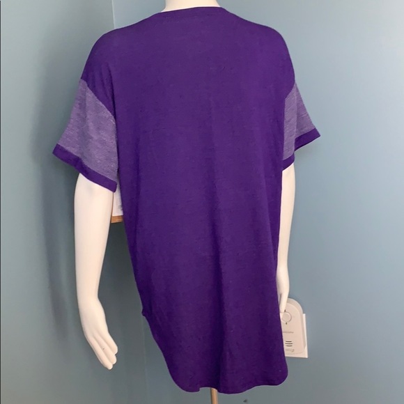 College Corner High Point University Purple V-neck tee shirt large NEW - Picture 4 of 6